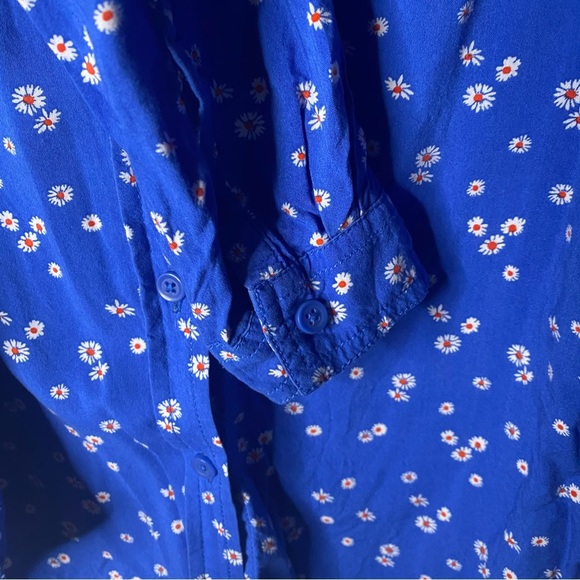 beachlunchlounge Floral daisy button down top XS - Picture 6 of 8